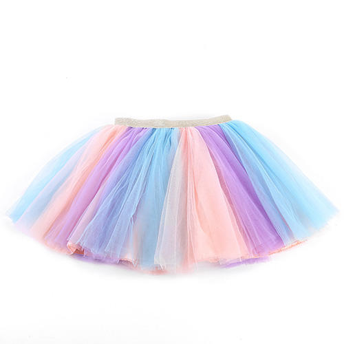 Hot Sale Rainbow Color Kid Girl Skirt Princess Unicorn Baby Girls Tutu Skirts - 副本