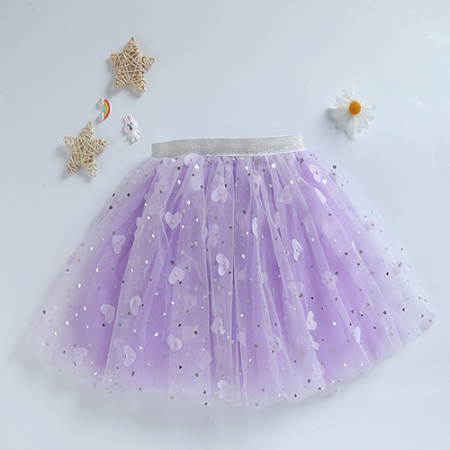 Girls Soft Tulle Baby Tutu Children Heart Valentine's Day Children Tutu Skirt for Baby Girls