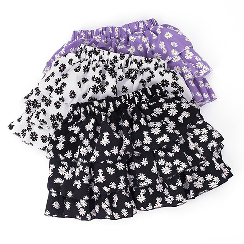 New Arrival Kids Summer Skirt Children Girls Daisy Tutu Skirt