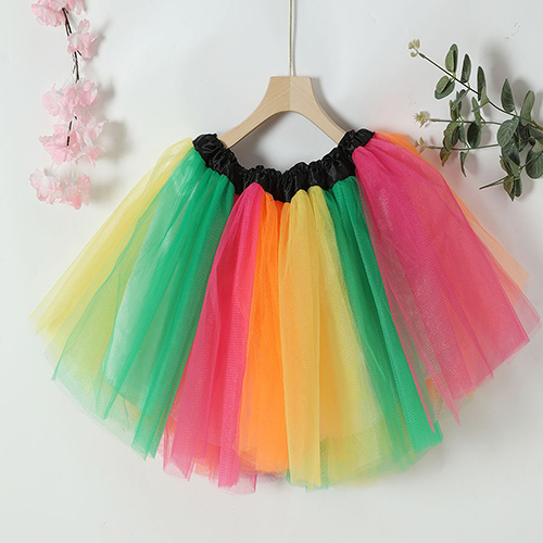Customized 3-Layer Fluffy Ballet Tulle Tutu Skirt for Mardi Gras Halloween New Year Christmas Parties Performance Wear