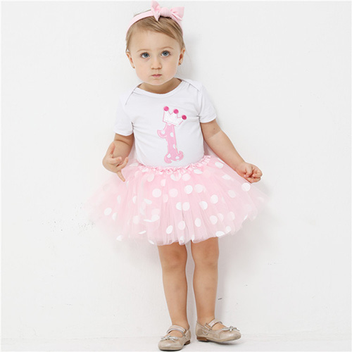 Cheap Halloween Christmas Tutu Skirts for Baby Wholesale Polka Dot Kids Ballet Tutus