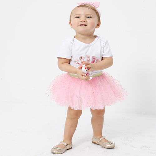 Fashion Baby Kids Girls Princess Stars Sequins Party Dance Ballet Tutu Skirts Tule Skirt Girls Children Skirt